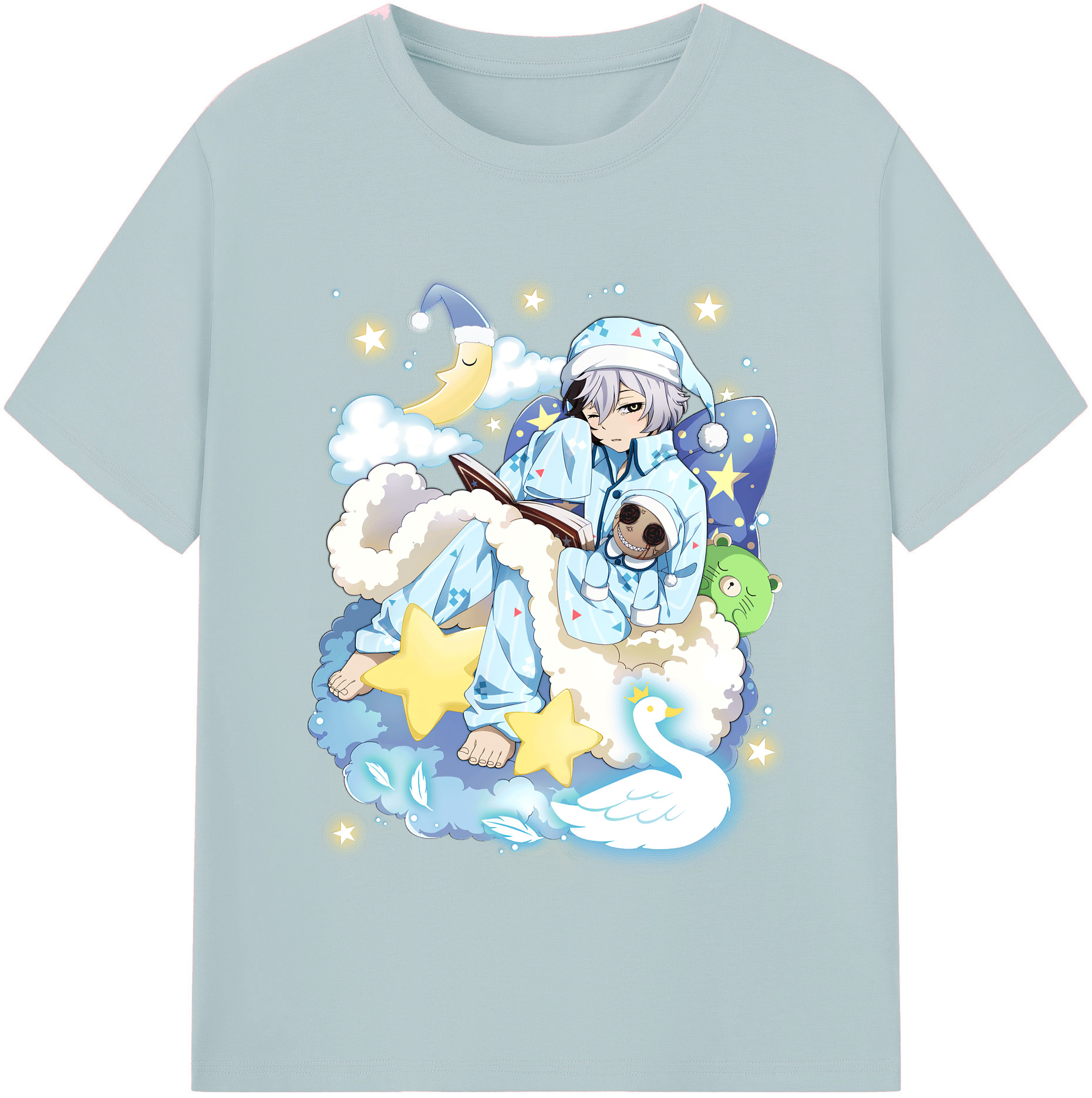 （画像用） 文豪ストレイドッグス Bungo Stray Dogs 綿100％半袖Tシャツ（フロントプリント）